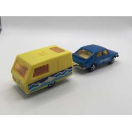 SAAB TURBO AVEC CARAVANE SAINT TROPEZ MAJORETTE