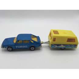 SAAB TURBO AVEC CARAVANE SAINT TROPEZ MAJORETTE