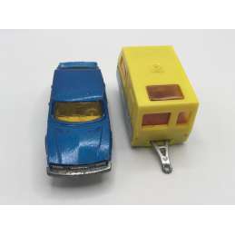 SAAB TURBO AVEC CARAVANE SAINT TROPEZ MAJORETTE