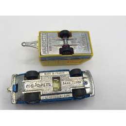 SAAB TURBO AVEC CARAVANE SAINT TROPEZ MAJORETTE