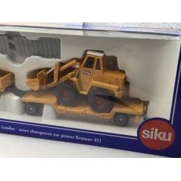 SIKU 4117 Camion Mercedes avec remorque chantier