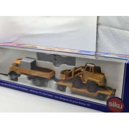SIKU 4117 Camion Mercedes avec remorque chantier