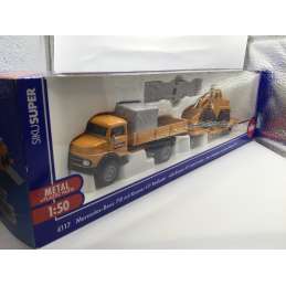 SIKU 4117 Camion Mercedes avec remorque chantier
