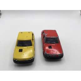 Lot de 2 FIAT RITMO ABARTH 2000 MAJORETTE