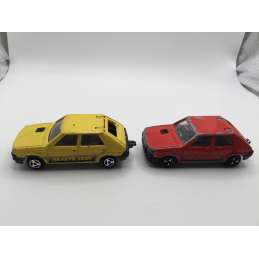 Lot de 2 FIAT RITMO ABARTH 2000 MAJORETTE