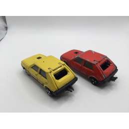 Lot de 2 FIAT RITMO ABARTH 2000 MAJORETTE