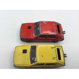 Lot de 2 FIAT RITMO ABARTH 2000 MAJORETTE