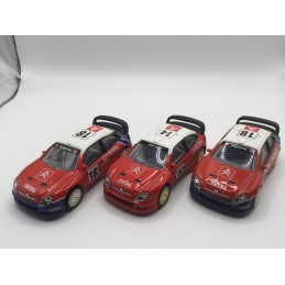 Lot de 3 Citroën Xsara WRC...