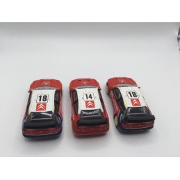Lot de 3 Citroën Xsara WRC Les Miniatures de Norev