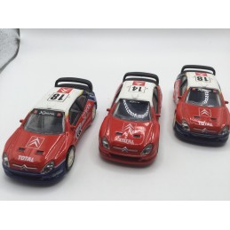 Lot de 3 Citroën Xsara WRC Les Miniatures de Norev